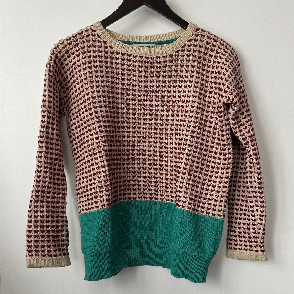Tsumori Chisato Patterned Knit Sweater | Size 2